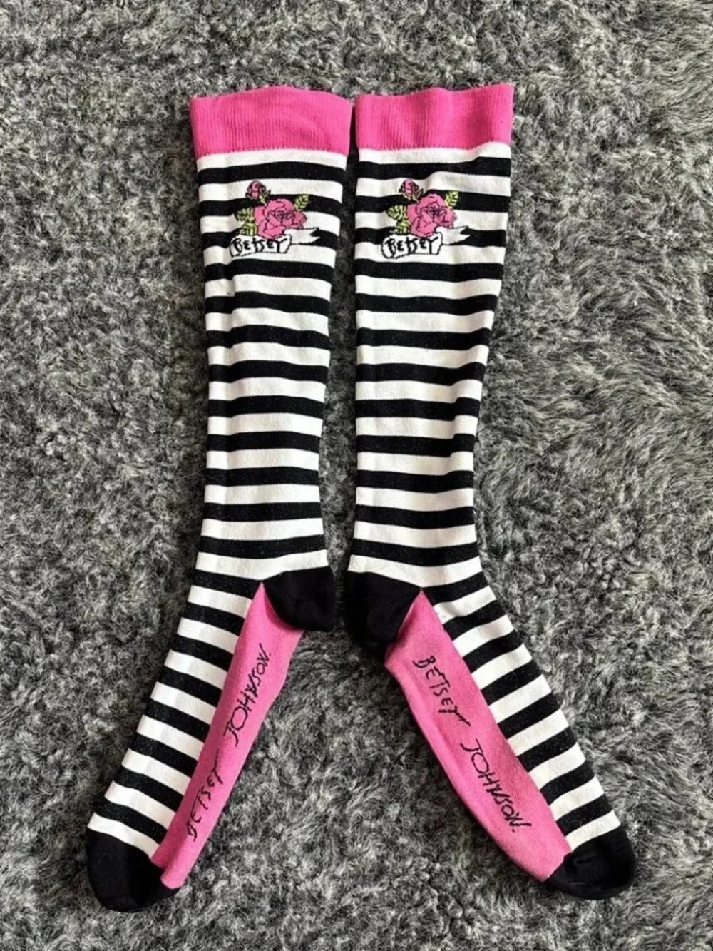Betsey Johnson Knee High Socks